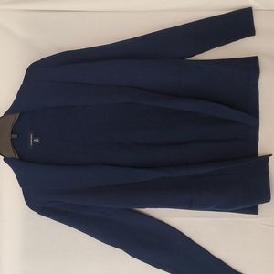 Lands End navy blue Cardigan